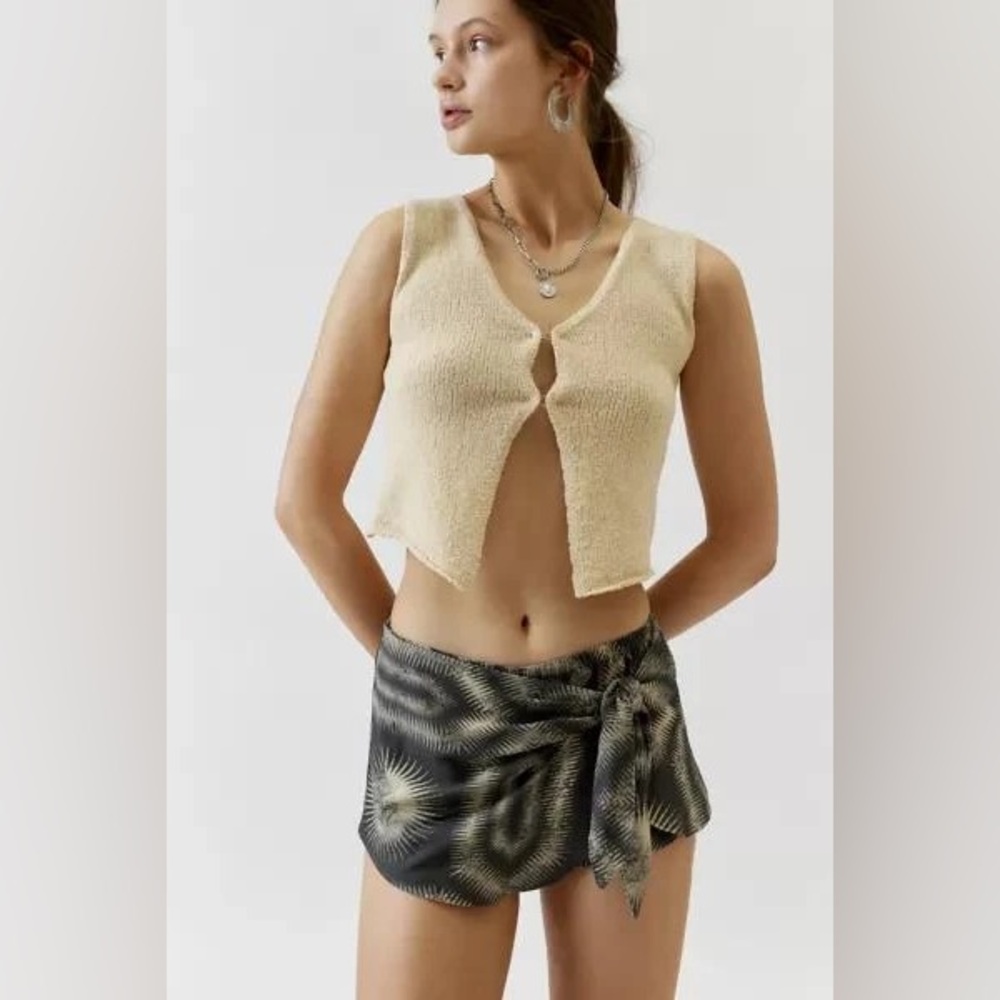 Kimchi Blue Cassia Micro Mini Sarong Skort